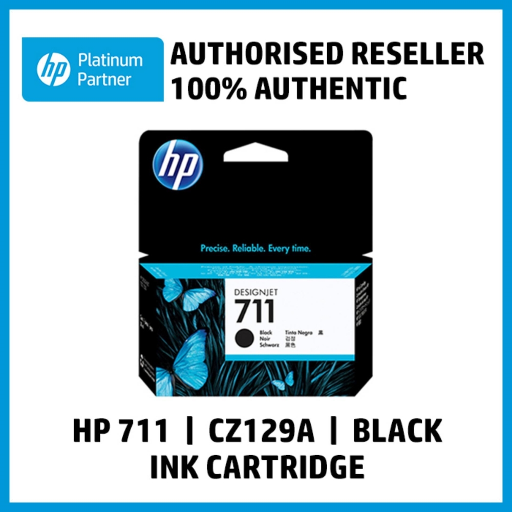Mực in HP 711 Black 38ml 3WX00A thay mã CZ129A