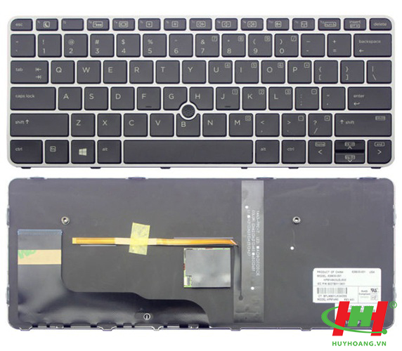 Bàn phím HP EliteBook 725 G3,  820 G3 Không đèn