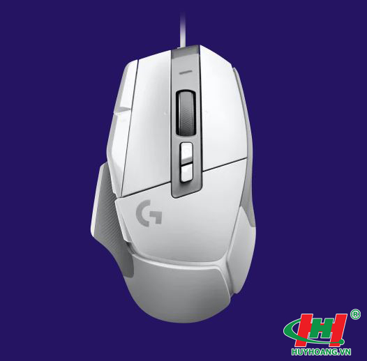 Chuột gaming không dây Logitech G502 X Corded (trắng)