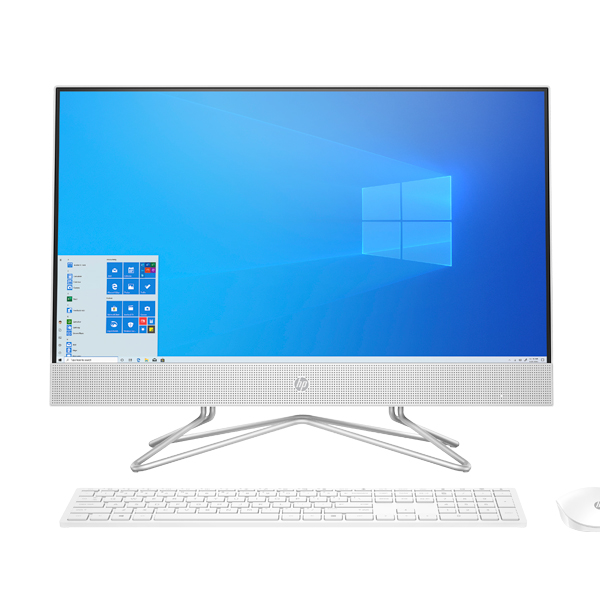 Máy bộ All in one HP 24-df1030d (4B6E3PA) Core i5 1135G7,  8GB RAM,  512GB SSD,  Intel Graphics,  23.8FHD,  Wlan ac+BT,  WL Keyboard & Mouse,  Win 11 Home 64, White,  1Y