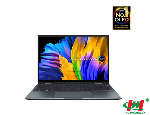 Laptop Asus ZenBook UP5401ZA-KN005W i5-12500H/ 8GD5/ 512G-PCIE/ TPM/ 14.0WQHD/ OLED/ WiFi6E/ 3C63WHr/ W11SL/ LAN DONGLE/ XÁM