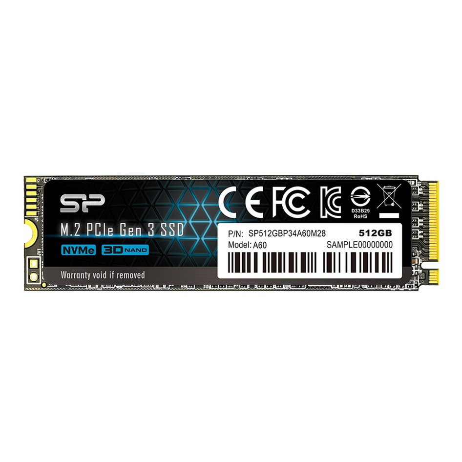 SSD SILICON A60 - 128GB (M2.PCIe 3x4)
