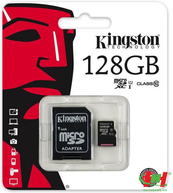 Thẻ Nhớ camera MicroSD Kingston 128Gb