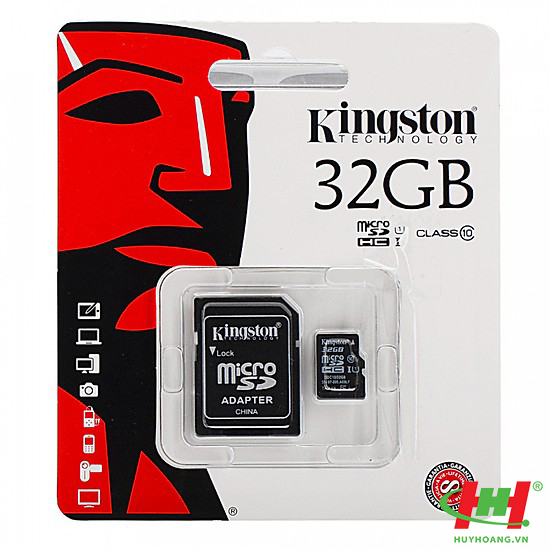Thẻ Nhớ camera MicroSD Kingston 32Gb