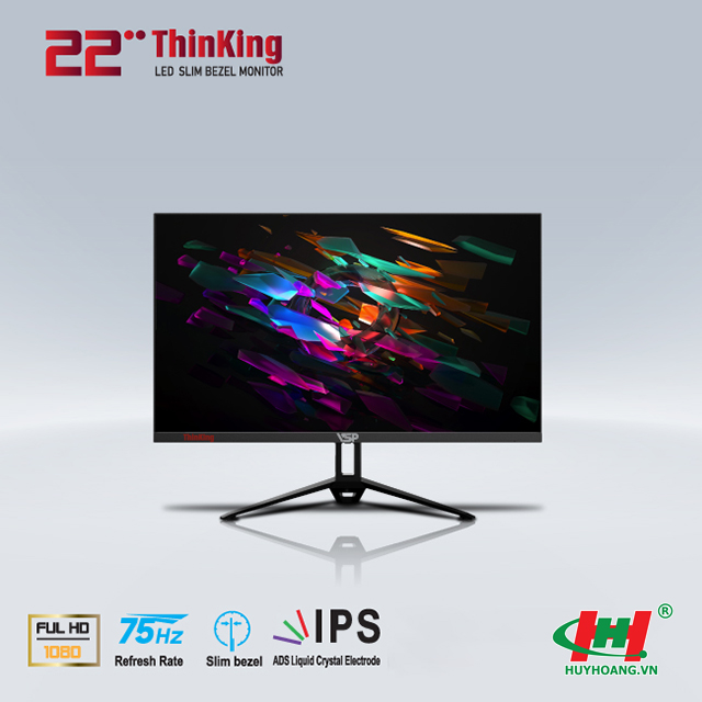 Màn hình LCD LED VSP 22inch V2205H - Black 1920x1080,  60Hz/75Hz,  VGA x 1/ HDMI x 1