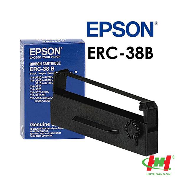 Ruy băng Epson ERC-38B,  Mực máy in Epson TM-U200 U210 U220 U300 U375... (Mực đen)