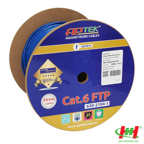 Cáp mạng APTEK CAT.6 FTP 305m (630-2104-1)