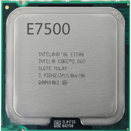 CPU Intel® E7500 2.93GHz SK775 Tray Ko Fan
