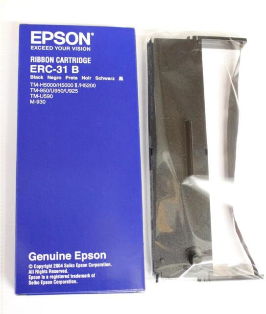 Ribbon Epson ERC31B Black Ribbon Cartridge (31B chính hãng) - Dùng cho máy  Epson TM – U590