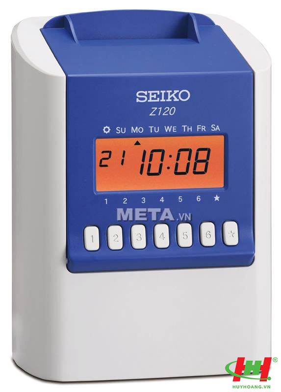 Máy chấm công thẻ giấy Seiko Z120 (in kim)