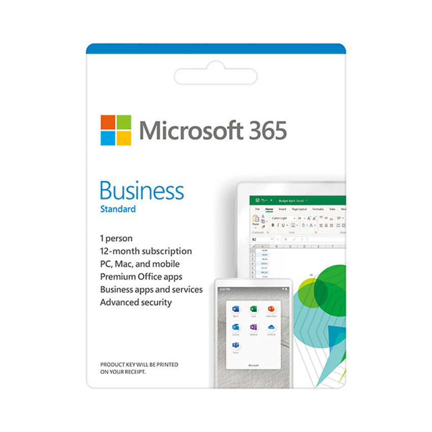Phần mềm Office Microsoft 365 Business Standard 1Yr (Part : KLQ-00209) 5Thiết bị/ 1used/ OneDrive 1TB
