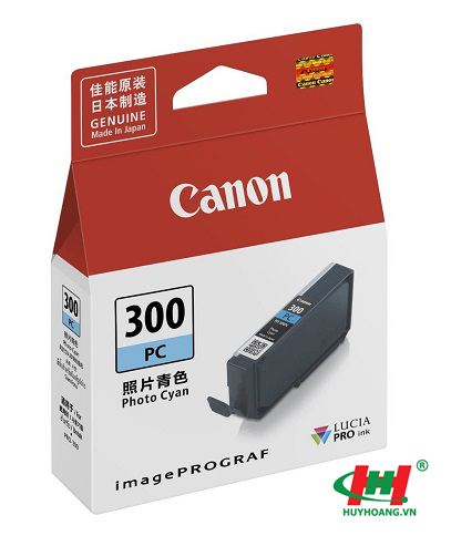 Mực máy in Canon imagePROGRAF PRO-300 Photo Cyan Ink Cartridge (PFI-300PC)