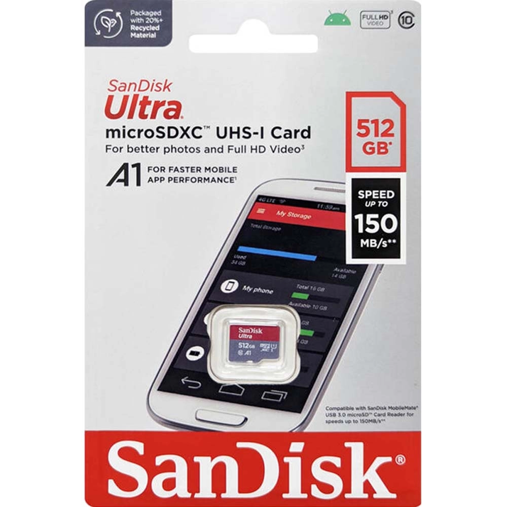 Thẻ nhớ camera MicroSD SanDisk 512GB