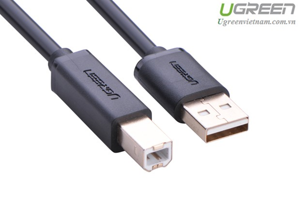 Cáp máy in USB 2.0 dài 3m Ugreen 10351 - chống nhiễu